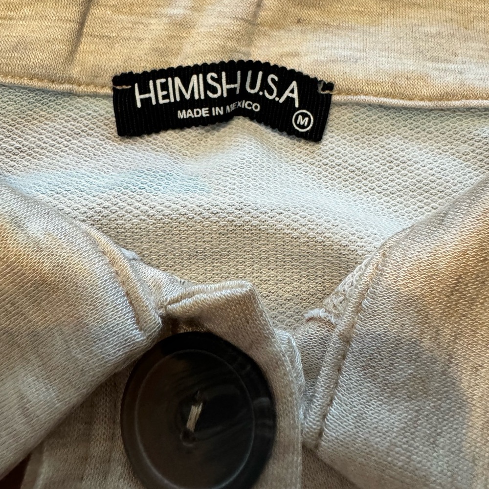 HEIMISH Aztec Multi Colored and Gray Long Sleeve Button Down Shirt - Picture 6 of 7